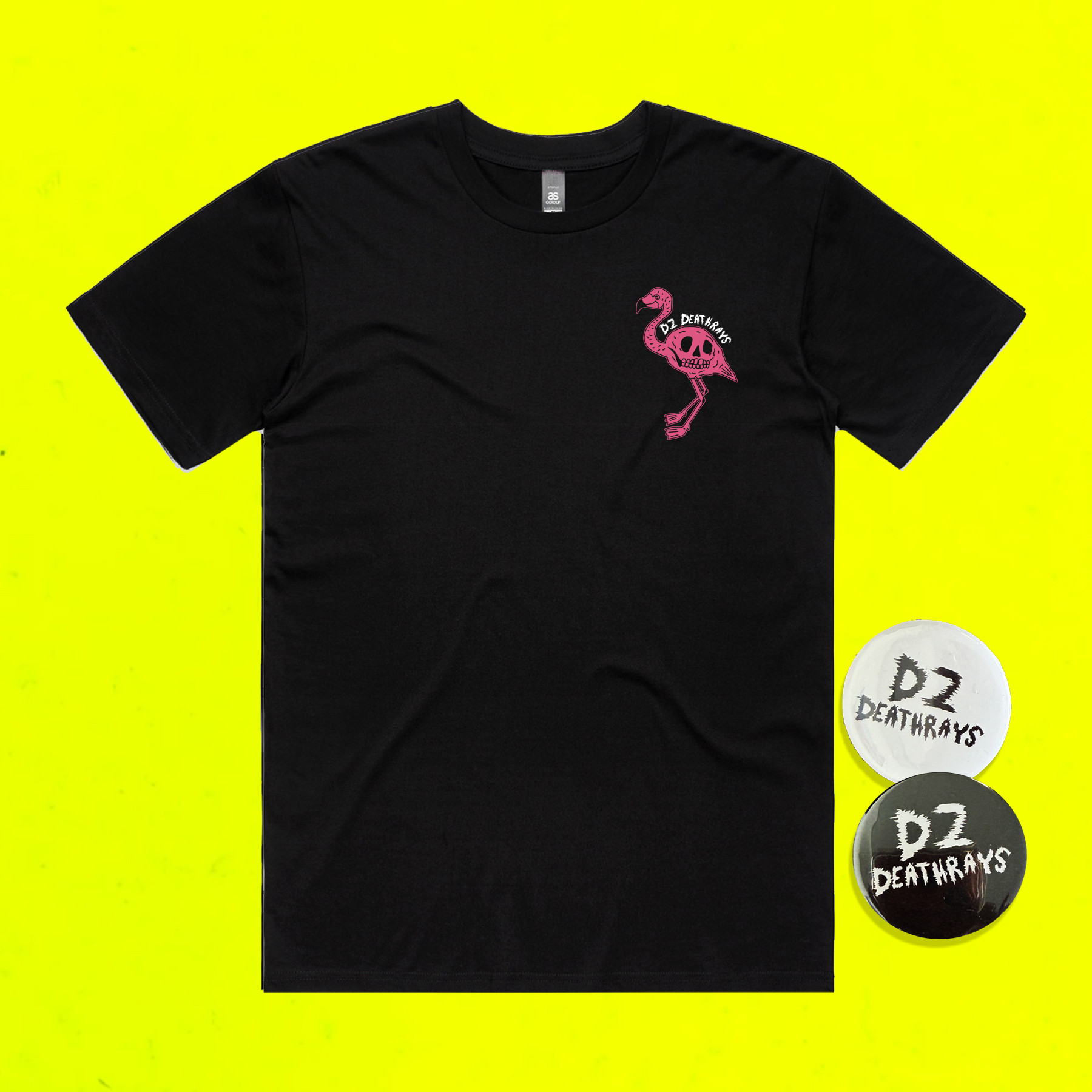 FLAMINGO TEE BLACK